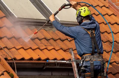 Démoussage et hydrofuge de toiture à Coulx